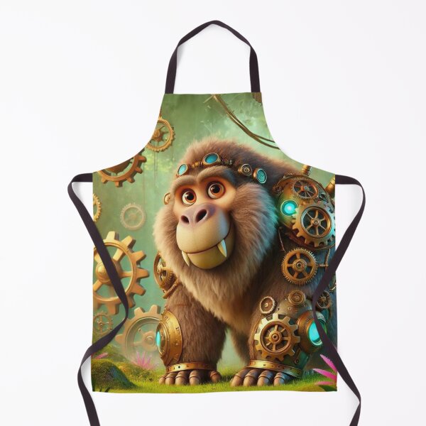 Item preview, Steampunk Dinopithecus designed and sold by Sillytoe.