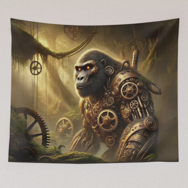 Item preview, Steampunk Dinopithecus in Mechanical Jungle designed and sold by Sillytoe.
