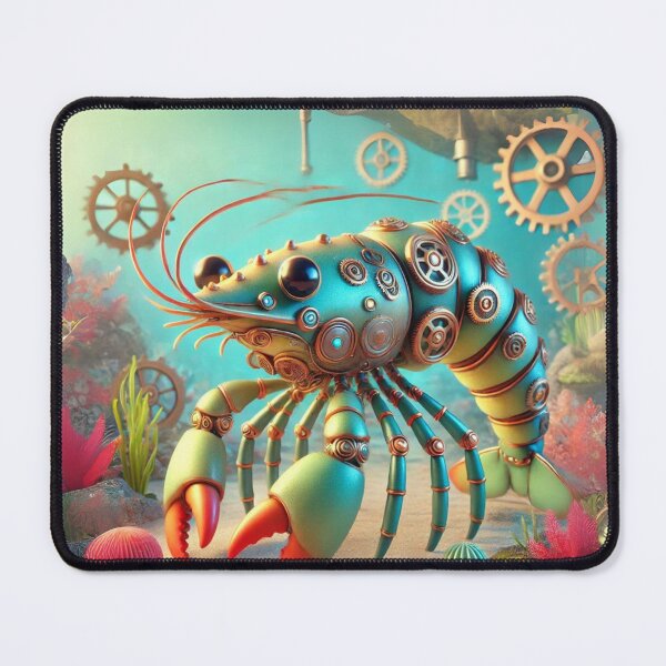Item preview, Steampunk Dinosaur Shrimp designed and sold by Sillytoe.