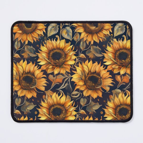 Item preview, Sunflowers on Indigo designed and sold by Kevin Luckham.