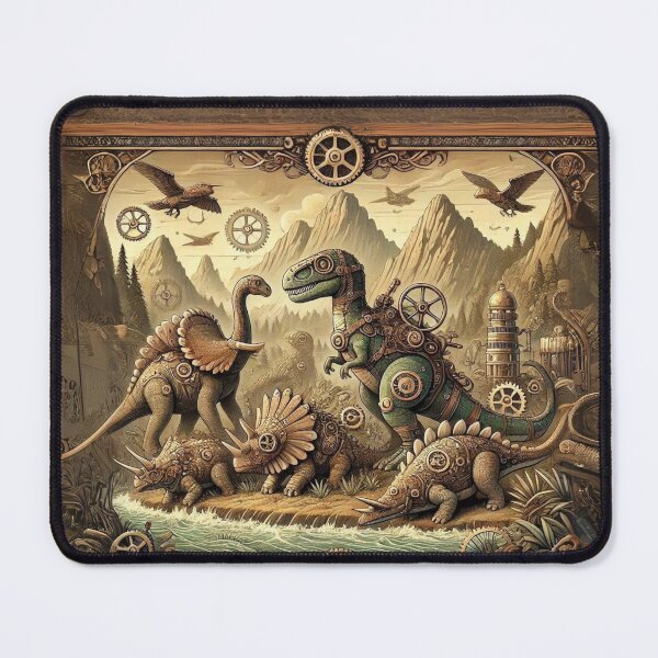 Item preview, Steampunk Dinosaurs designed and sold by Sillytoe.