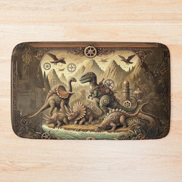 Item preview, Steampunk Dinosaurs designed and sold by Sillytoe.