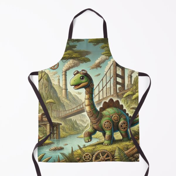 Item preview, Steampunk Diplodocus designed and sold by Sillytoe.