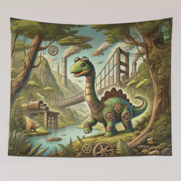 Item preview, Steampunk Diplodocus designed and sold by Sillytoe.