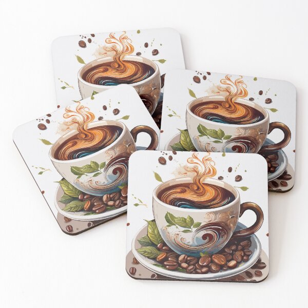 Item preview, Brewed Bliss: International Coffee Day designed and sold by bb-15artstudio.