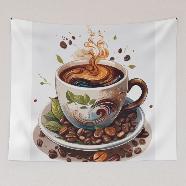 Item preview, Brewed Bliss: International Coffee Day designed and sold by bb-15artstudio.