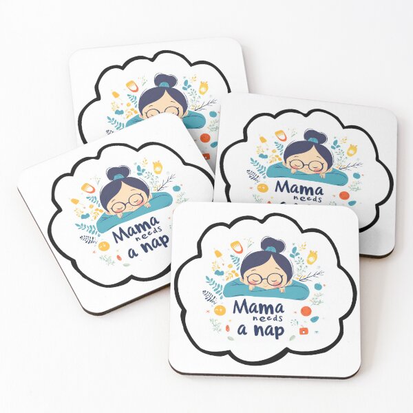 Item preview,  Mama Needs a Nap – Cute and Cozy Mom Life Design designed and sold by jeasolar.