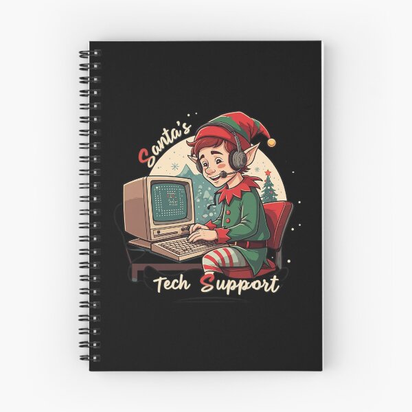 Item preview, Santa’s Tech Support Elf designed and sold by HolidayT-Shirts.