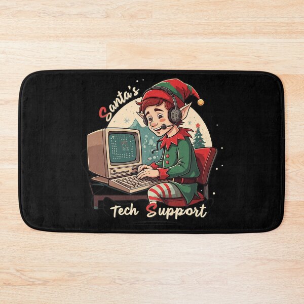 Item preview, Santa’s Tech Support Elf designed and sold by HolidayT-Shirts.