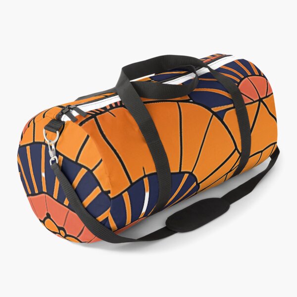 Item preview, Japanese Asanoha Shell Pattern - Orange and Black Aesthetic designed and sold by HausKatz.