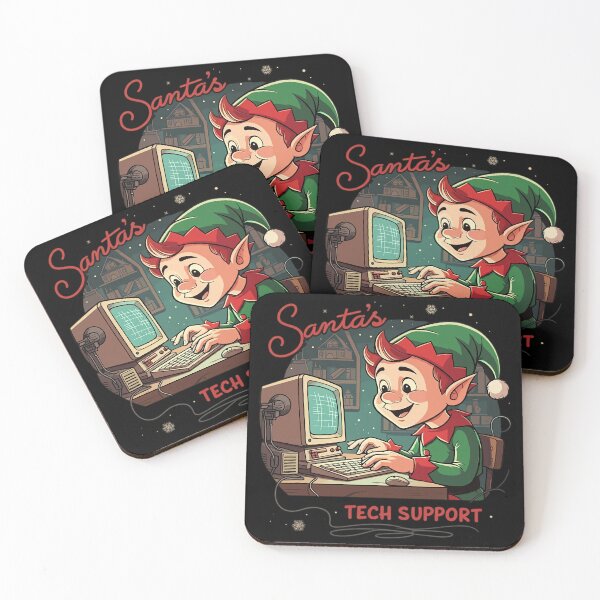 Item preview, Santa’s Tech Support Elf designed and sold by HolidayT-Shirts.
