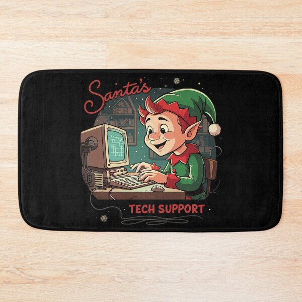Item preview, Santa’s Tech Support Elf designed and sold by HolidayT-Shirts.