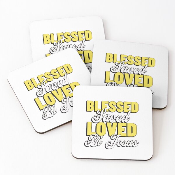 Item preview, Blessed d¿saved loved bi Jesus designed and sold by Virtuousvogue.
