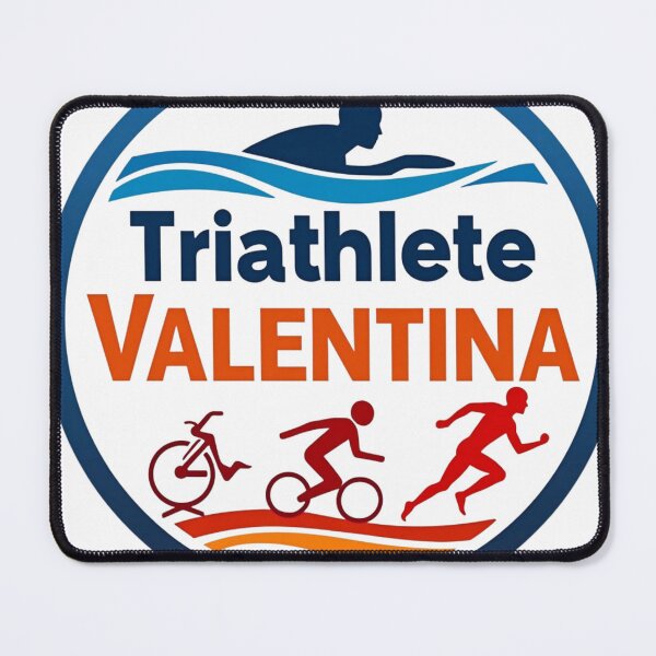 Item preview, Dynamic Triathlete Valentina - Swim, Bike, Run designed and sold by Triathlongram.