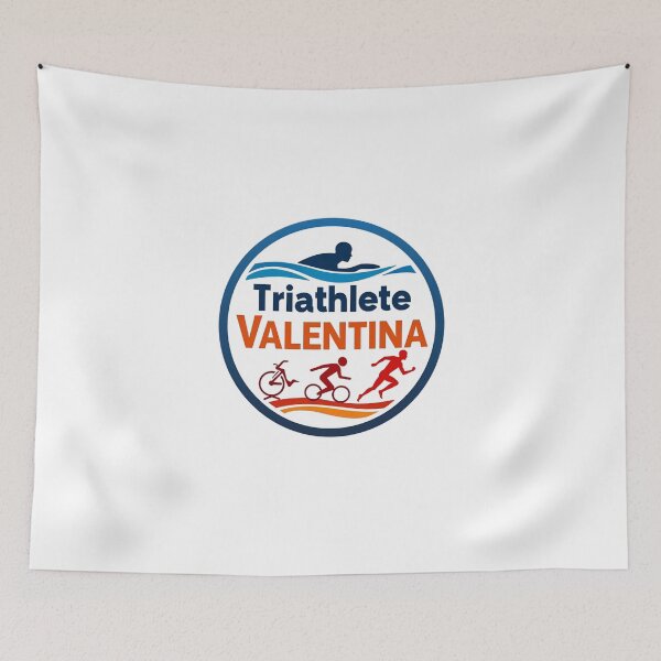 Item preview, Dynamic Triathlete Valentina - Swim, Bike, Run designed and sold by Triathlongram.