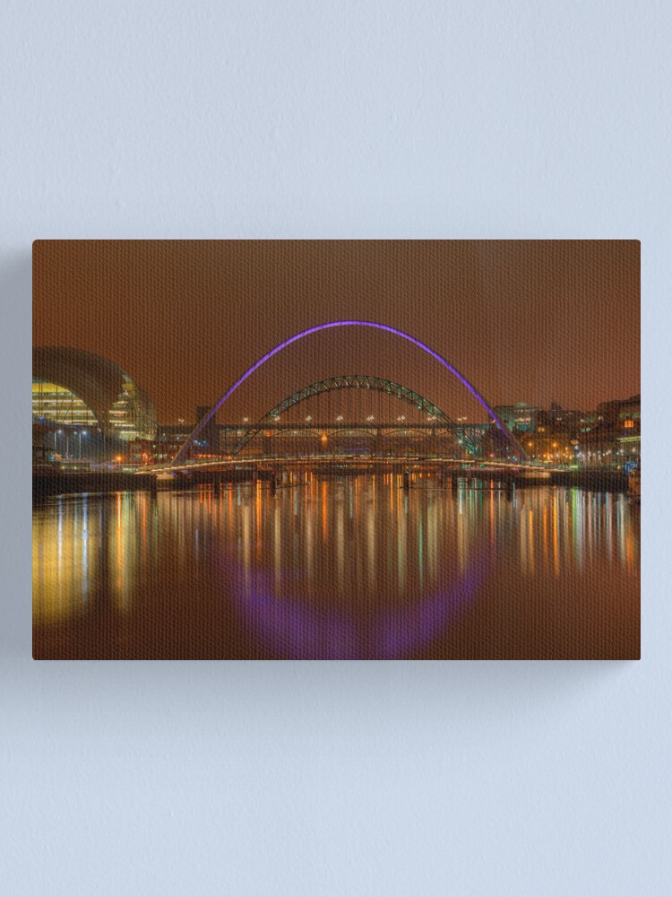 Alternate view of Tyne Bridges Canvas Print