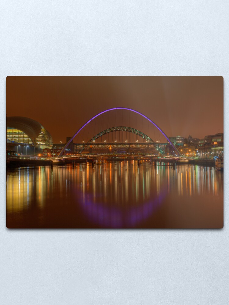 Alternate view of Tyne Bridges Metal Print