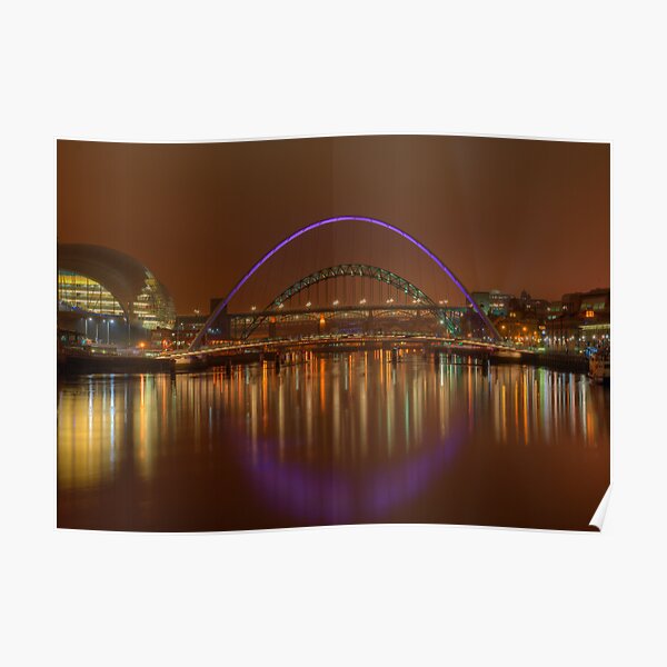 Tyne Bridges Poster