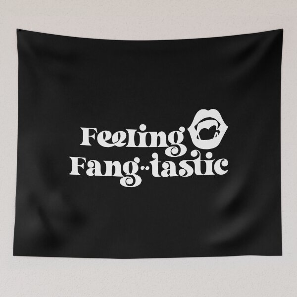 Item preview, Feeling Fang-tastic White designed and sold by Agape99.
