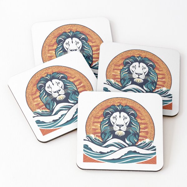 Item preview, Retro classic Lion waves.  designed and sold by NicMacTees.