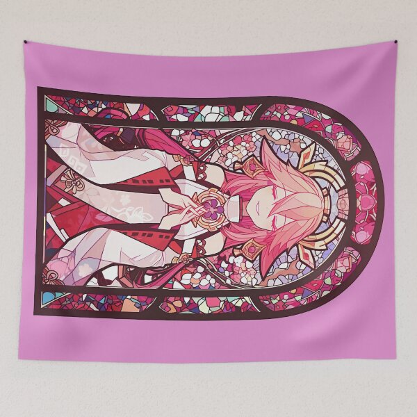 Item preview, Stained Glass Yae Miko designed and sold by SchellStation.