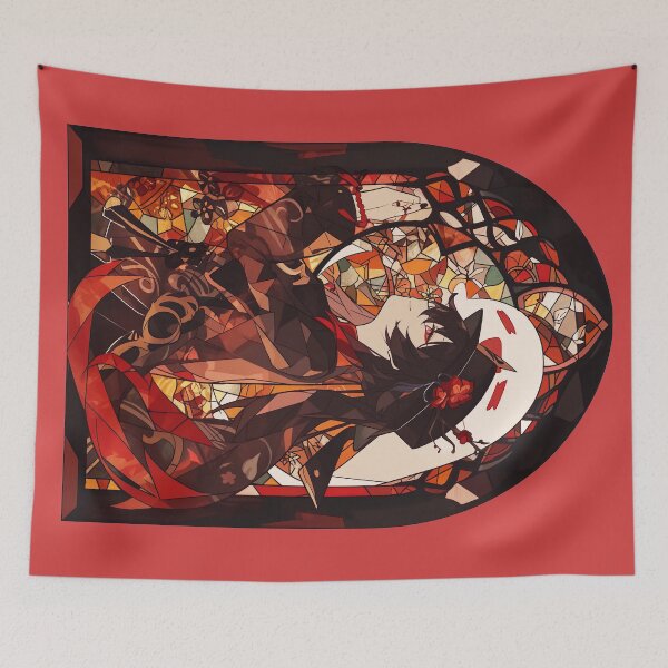Item preview, Stained Glass Hu Tao designed and sold by SchellStation.