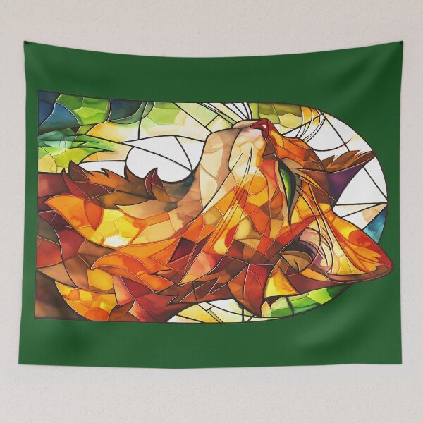 Item preview, Stained Glass Firestar designed and sold by SchellStation.