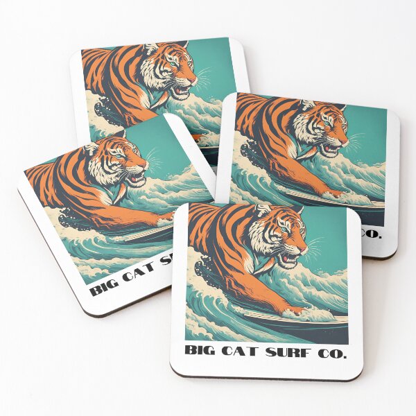 Item preview, Big Cat Surf Co,  designed and sold by NicMacTees.