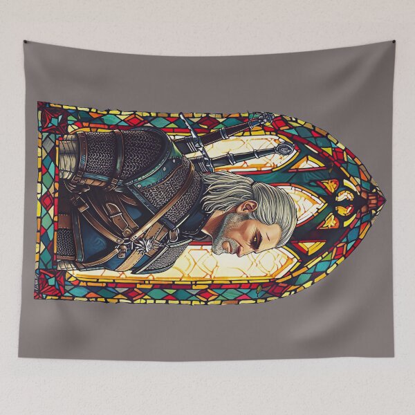 Item preview, Stained Glass Geralt designed and sold by SchellStation.
