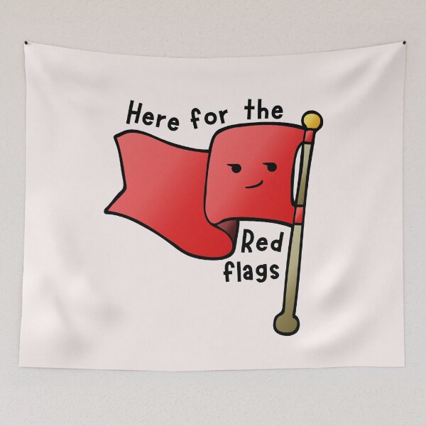 Item preview, Here for the red flags designed and sold by PeachyLitchi.