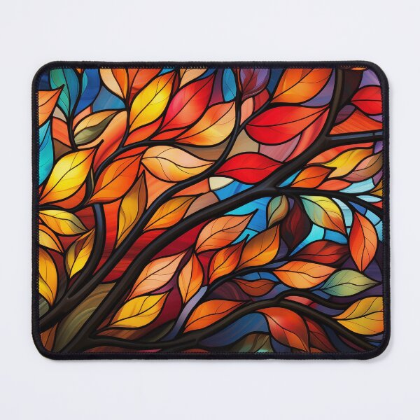 Item preview, Stained Glass of Before The Autumn Ends designed and sold by Cozirlax.