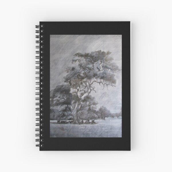 My Tree - Drawing by Avril Thomas - Adelaide / South Australia Artist Near Inman Valley South Australia Spiral Notebook
