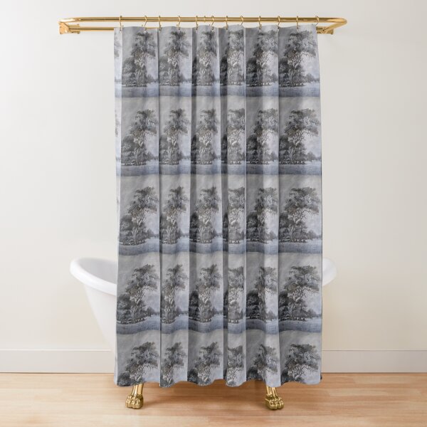 My Tree - Drawing by Avril Thomas - Adelaide / South Australia Artist Near Inman Valley South Australia Shower Curtain
