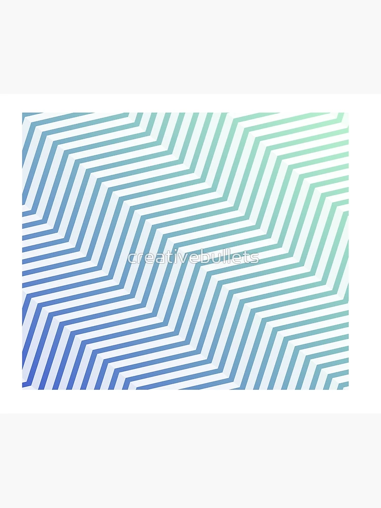 Thumbnail 3 of 3, Poster, Modern linear gradient designed and sold by creativebullets.