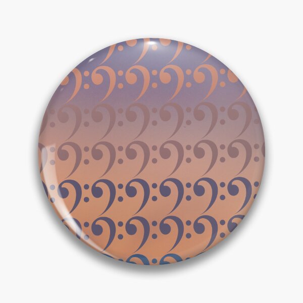 Item preview, Bass Clef In Repeat designed and sold by BrightrDayMusicArt.