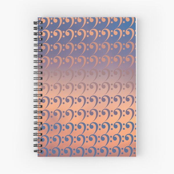 Item preview, Bass Clef In Repeat designed and sold by BrightrDayMusicArt.