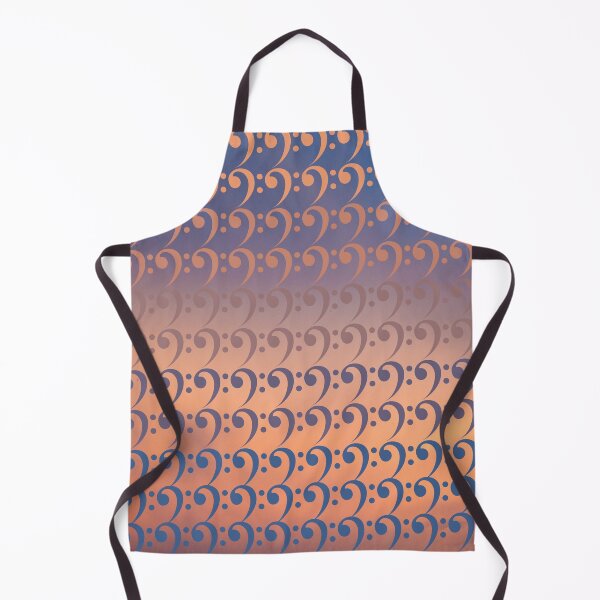 Item preview, Bass Clef In Repeat designed and sold by BrightrDayMusicArt.