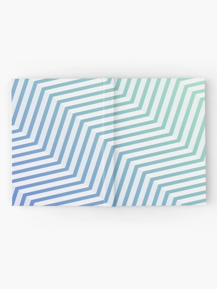 Thumbnail 2 of 3, Journal, Modern linear gradient designed and sold by creativebullets.