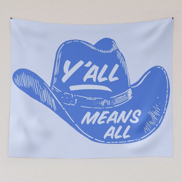 Item preview, Y'all Means All - LGBT Ally Gay Pride Western Design designed and sold by thegoodwordsco.
