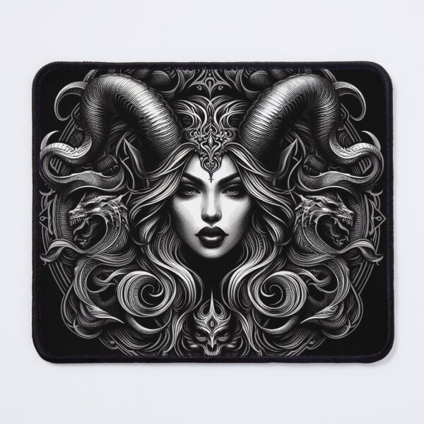 Item preview, Black And White Female Demon #1 designed and sold by Paragon-Art.
