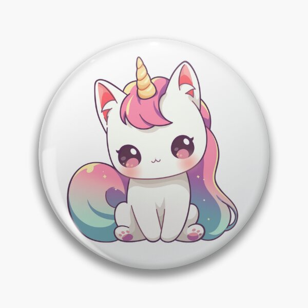 Item preview, Kawaii Pastel Unicorn Caticorn Kitty  designed and sold by Sereneluna.