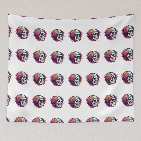 Item preview, Diseño de salpicadura de pintura de calavera designed and sold by NicMacTees.