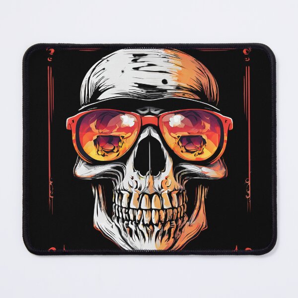 Item preview, Heat scorched skull designed and sold by NicMacTees.