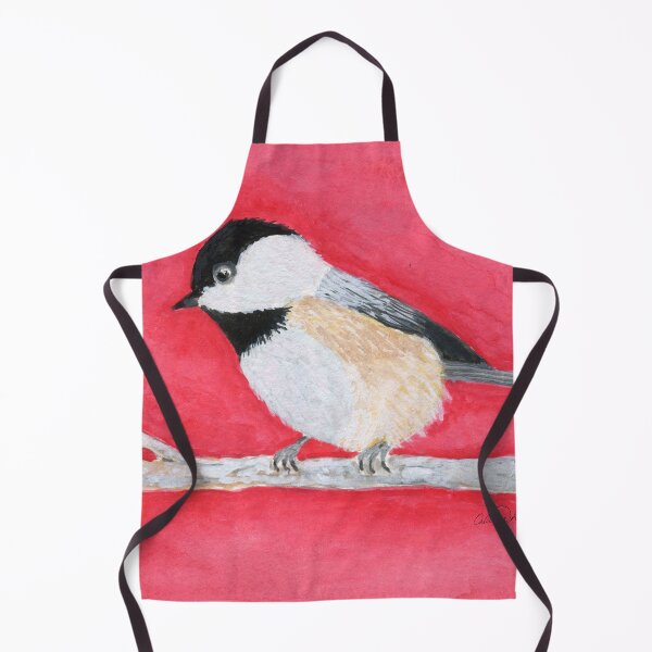 Item preview, Chickadee Bird - Gouache handpainted designed and sold by aliciahayesart.