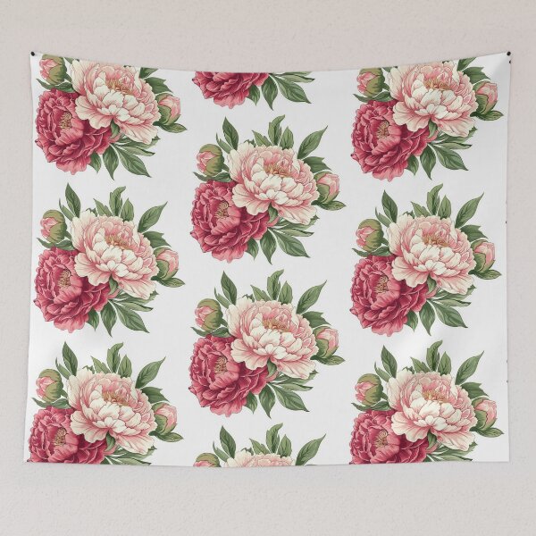 Item preview, Pink peonies floral designed and sold by MendaciousMina.