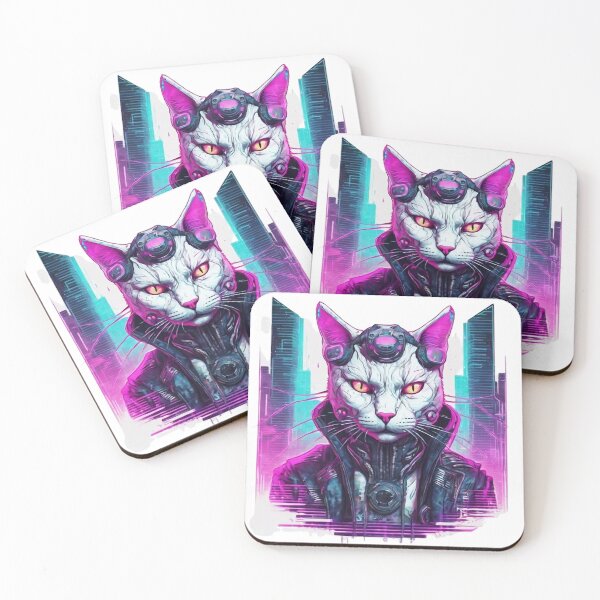 Item preview, Cyberpunk Feline Warrior designed and sold by WILD-WILD-CAT.