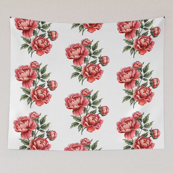 Item preview, Pink roses floral designed and sold by MendaciousMina.