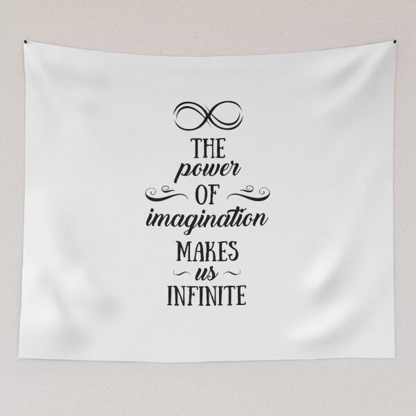 Item preview, The power of imagination makes us infinite - Black version designed and sold by Kristofsche.
