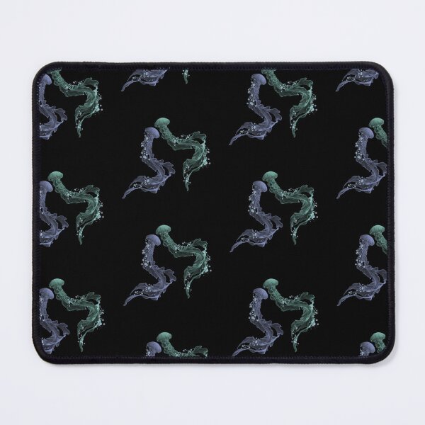 Item preview, Bubbly jellyfishes of dark color designed and sold by andrasdesignssss.