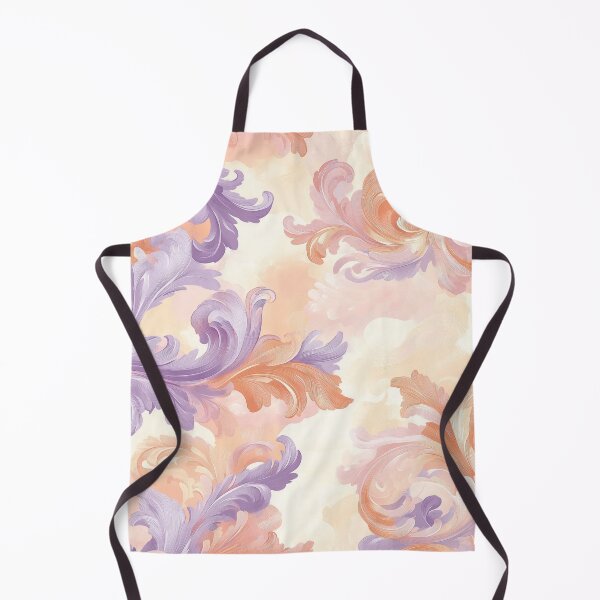 Item preview, Seamless Baroque Scroll Pattern with Muted Pastel Colors designed and sold by seelya83.